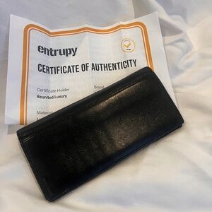 Black Christian Dior Long wallet